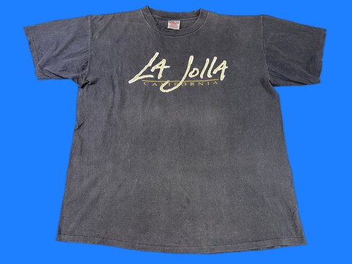 ONEITA La Jolla Graphic Tee XL X LARGE Black 100% COTTON Regular Fit Short