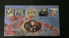 05.10.1999 C49 Mil10 Benham FDC Soldiers 1999 Isle of Man Armistice Day crown co