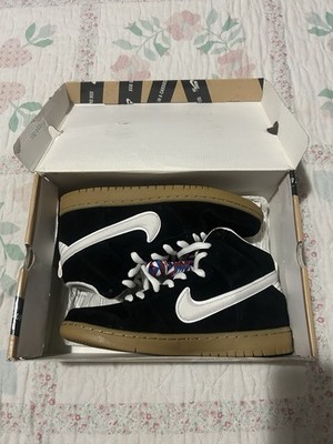 Nike Dunk SB  Barbershop  Light Gum Brown Bottoms with Original Box and Lace 9.5