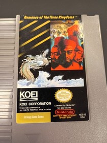 Romance of the Three Kingdoms (Nintendo NES, 1989) CIB complete