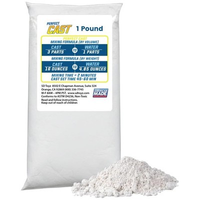High-Strength Water-Based Mold Casting Material, 1 lb