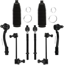 8-PC SET Suspension Kit fit 2012-2013 for Kia Soul Front Outer Inner Tie Rod