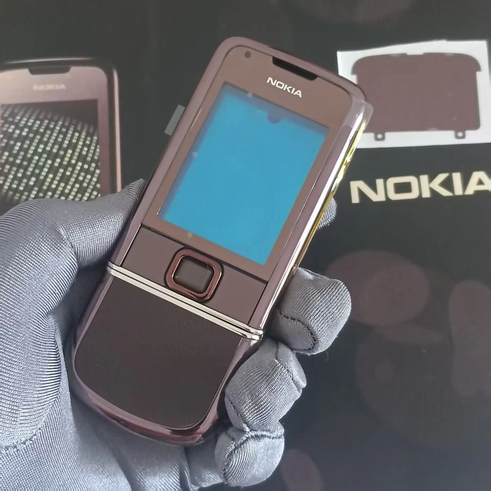 Funda Carcasa de Repuesto RARA para Teléfonos Nokia 8800 Sapphire Arte Marrón Foto 2 de 4