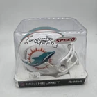 Larry Little Signed Miami Dolphins Riddell Speed Mini Helmet HOF 93