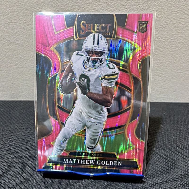 Panini 2025 NFL Packers 2 Card Lot Golden Select Concourse #66 Prizm Doubs 106