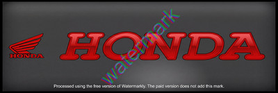 Honda 8x24  Metal Sign 6'' x 18'' or 8 x 24
