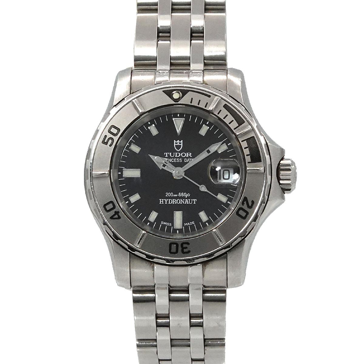 Tudor Prince Date Hydronaut 99090 Automatic Black Dial Ladies 