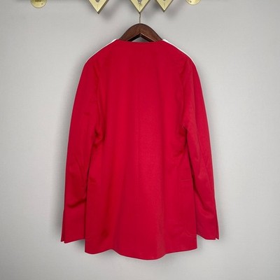 GUCCI x adidas Trefoil Blazer Jacket Red Unisex Size 46/48