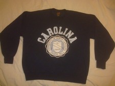 Vintage UNC University of North Carolina Tar Heels Navy Blue Sweatshirt XL USA