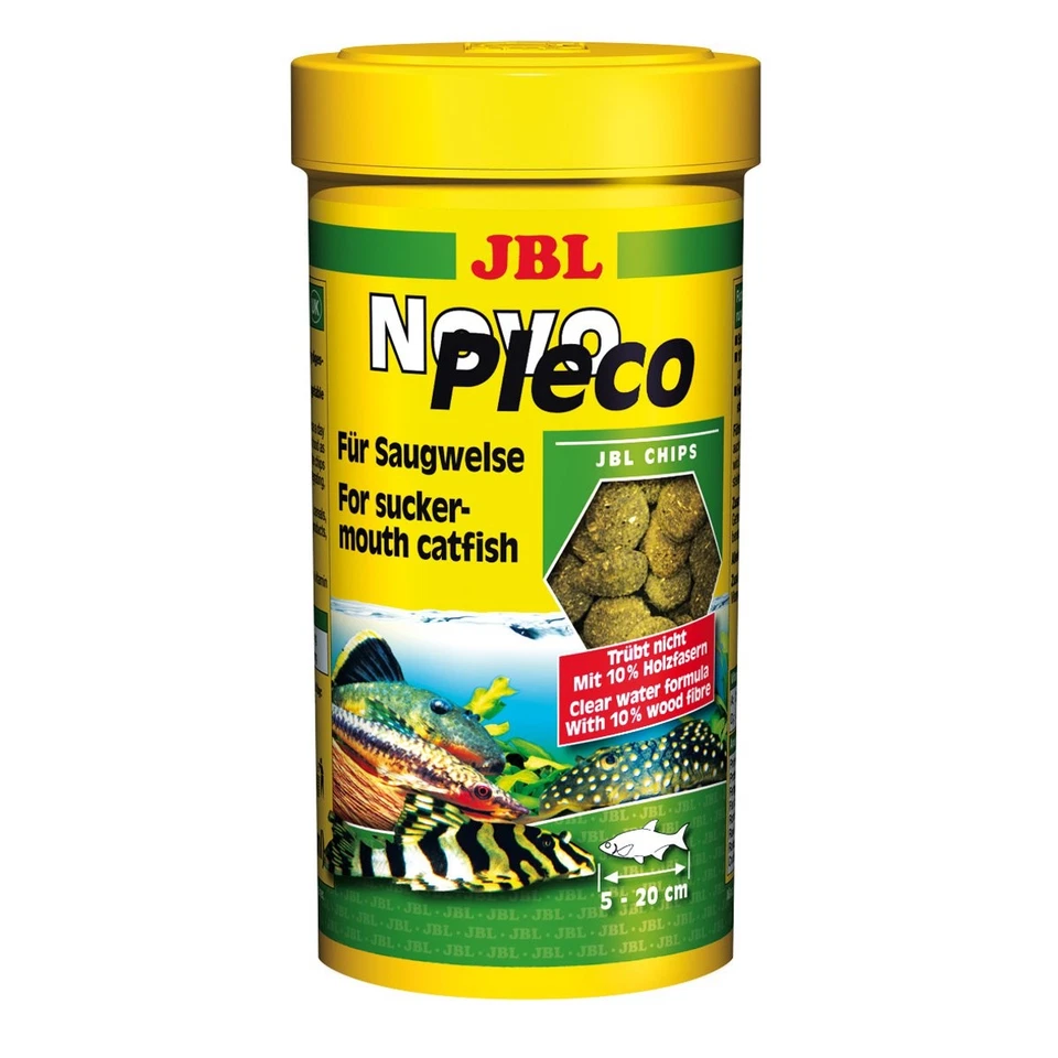 JBL NovoPleco 1000ml - Saugwelse Algenchips Spirulina Welse Futter Aquarium