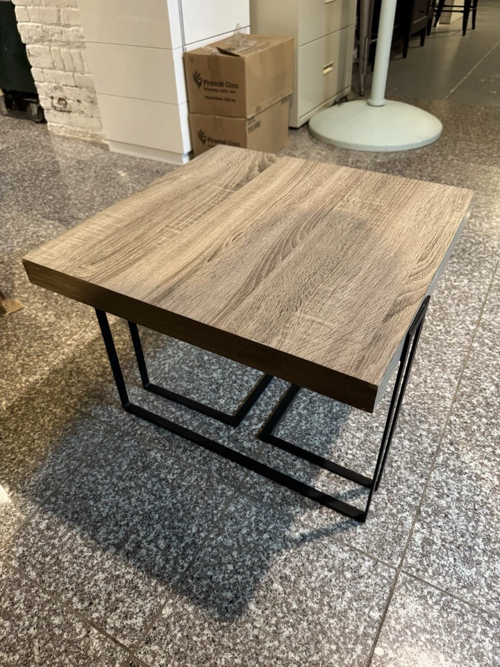 SAFAVIEH Pitt Mid-Century Scandinavian Wood Square End Table | Light Grey | - Image 4 of 4