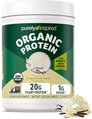 Plant-Based Protein Powder for Men & Women, Creamy French Vanilla (16 Servings)