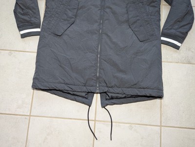 Nike Women's Medium Jacket Long Dugout Bench Black Zip Softball