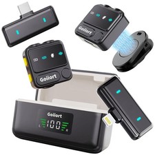 Plug-and-Play Wireless Lavalier Mic for iPhone and Android - Clear Audio Anytime