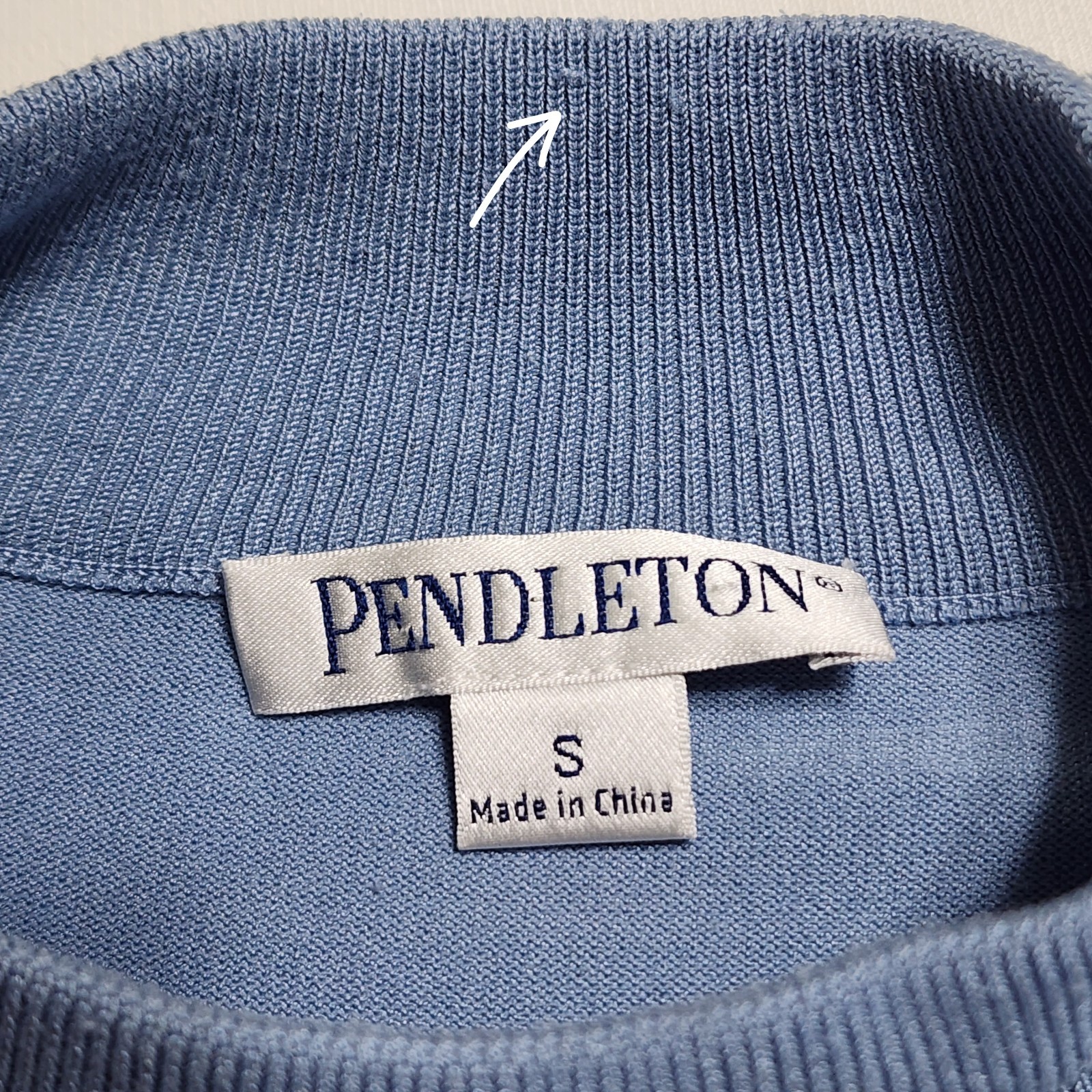 Pendleton Silk Blend Sweater Sz S Pullover Blue M… - image 16