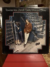 Townes Van Zandt Delta Momma Blues Poppy Promo Jacket TOM Vinyl EX