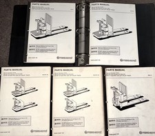 5 Prime Mover Pallet Truck Parts Manuals MX RX HX