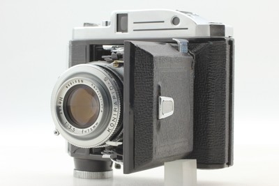 [Exc+5] KONICA Pearl III 6x4.5 analoge Sucherkamera 75 mm f/3.5 aus JAPAN