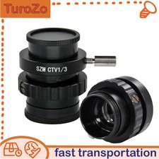 SZMCTV1/3 and 1/2 Microscope C Mount Adapter for Trinocular Stereo Microscope