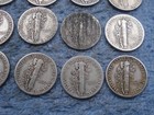 20 SILVER MERCURY DIMES WITH DATES lot WE — photo 10