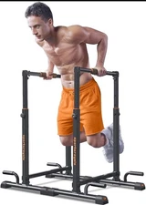 Dip Bar, Adjustable Dip Stands Station for Home, Functional Heavy Duty Parallel
