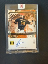 Bryce Eldridge 2024 Panini Impeccable Watercolor Ink Holo Gold On Card Auto /10
