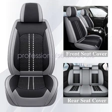 For Toyota Camry Car Seat Covers 5-Seat Faux Leather Protector Full Set Cushion