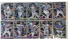 2025 TOPPS COSMIC CHROME CHICAGO CUBS 10 CARD TEAM BASE SET