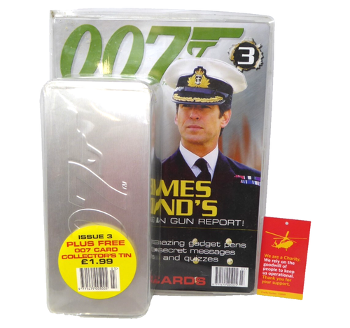 007 Spy Files 3 James Bond Report Magazine With Collectors Tin E2