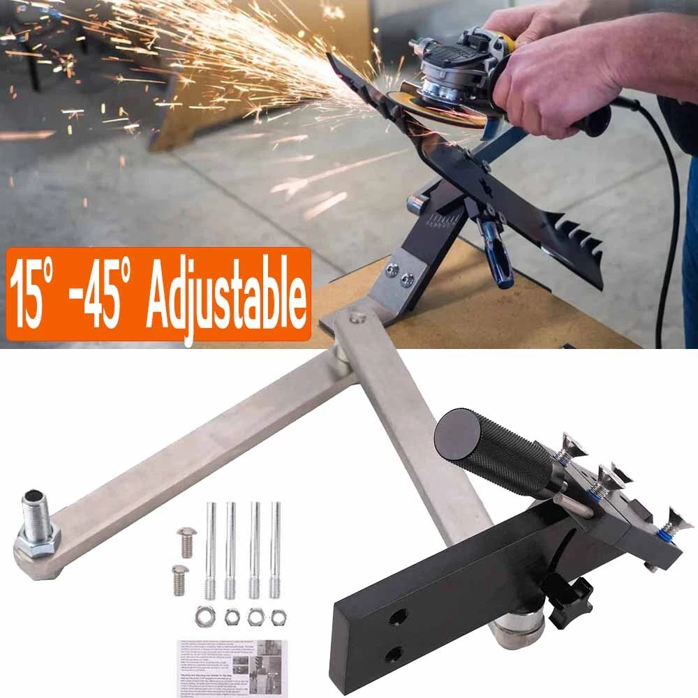 Lawn mower online blade jig