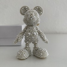 DISNEY X BAUBLEBAR Mickey Mouse Disney Bag Charm Keychain Pearl NEW See Pics
