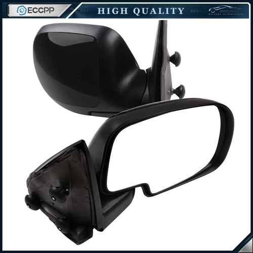 Pair Side View Maunal Mirrors For 99-06 Chevy Silverado1500 Maunal Fold Black