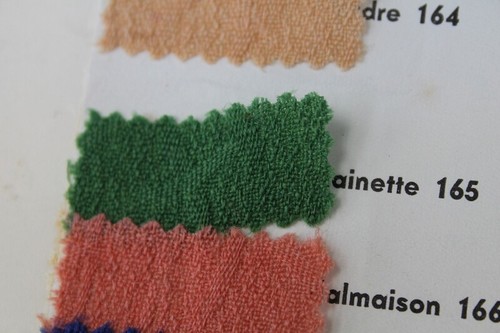 Vintage Print Hans Oesner Textile Fashion Colors Color Samples 1938 Collector - Picture 5 of 10