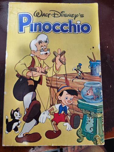 Walt Disney's Pinocchio Paperback Book Wonder Books 1975 Vintage Disney Moffatt - Bild 1 von 7