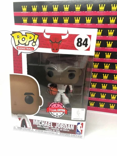 **IN HAND** Funko Pop! NBA CHICAGO BULLS WHITE WARM UP MICHAEL JORDAN #84