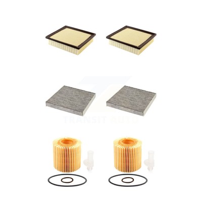 Air Cabin Engine Cartridge Oil Filters (6 Total) Kit For Lexus NX200t KFM-101320