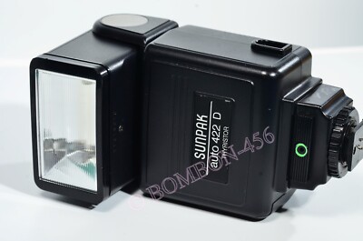 SUNPAK AUTO 422D FLASH W/ PT-2D MODULE FOR SOME ASAHI PENTAX CAMERAS XLNT-TESTED