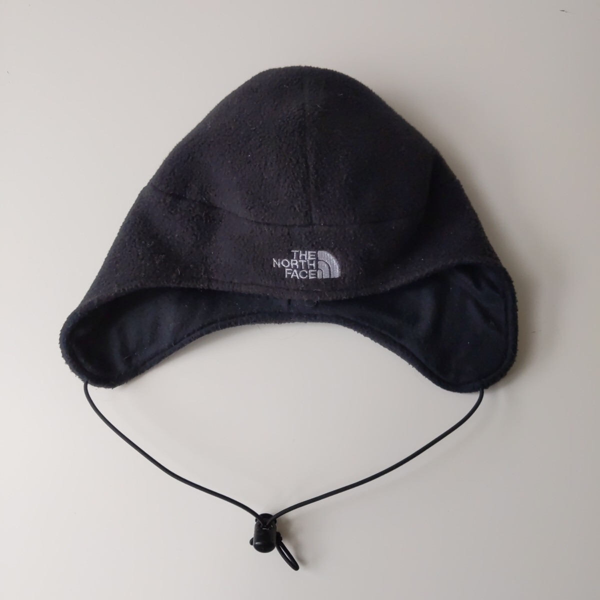The North Face Fleece Beanie Ear Flaps Black Unisex O/S eBay