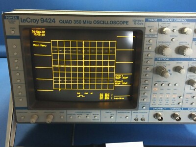 LECROY 9424 QUAD 350 MHz OSCILLOSCOPE | eBay