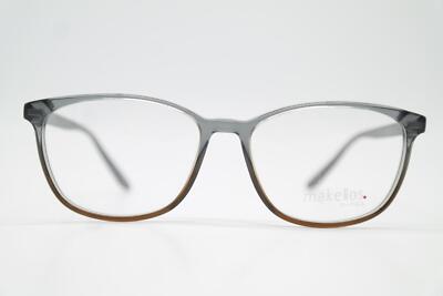 Brille makellos ME 5052 Omolesando Grau Braun Oval Brillengestell eyeglasses Neu