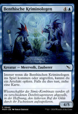 MTG MKM Benthische Kriminologen #040 Common Dt.