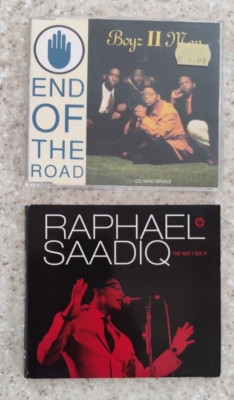 2 SOUL CDs: BOYZ II MEN - END OF THE ROAD & RAPHAEL SAADIQ - THE WAY I SEE IT