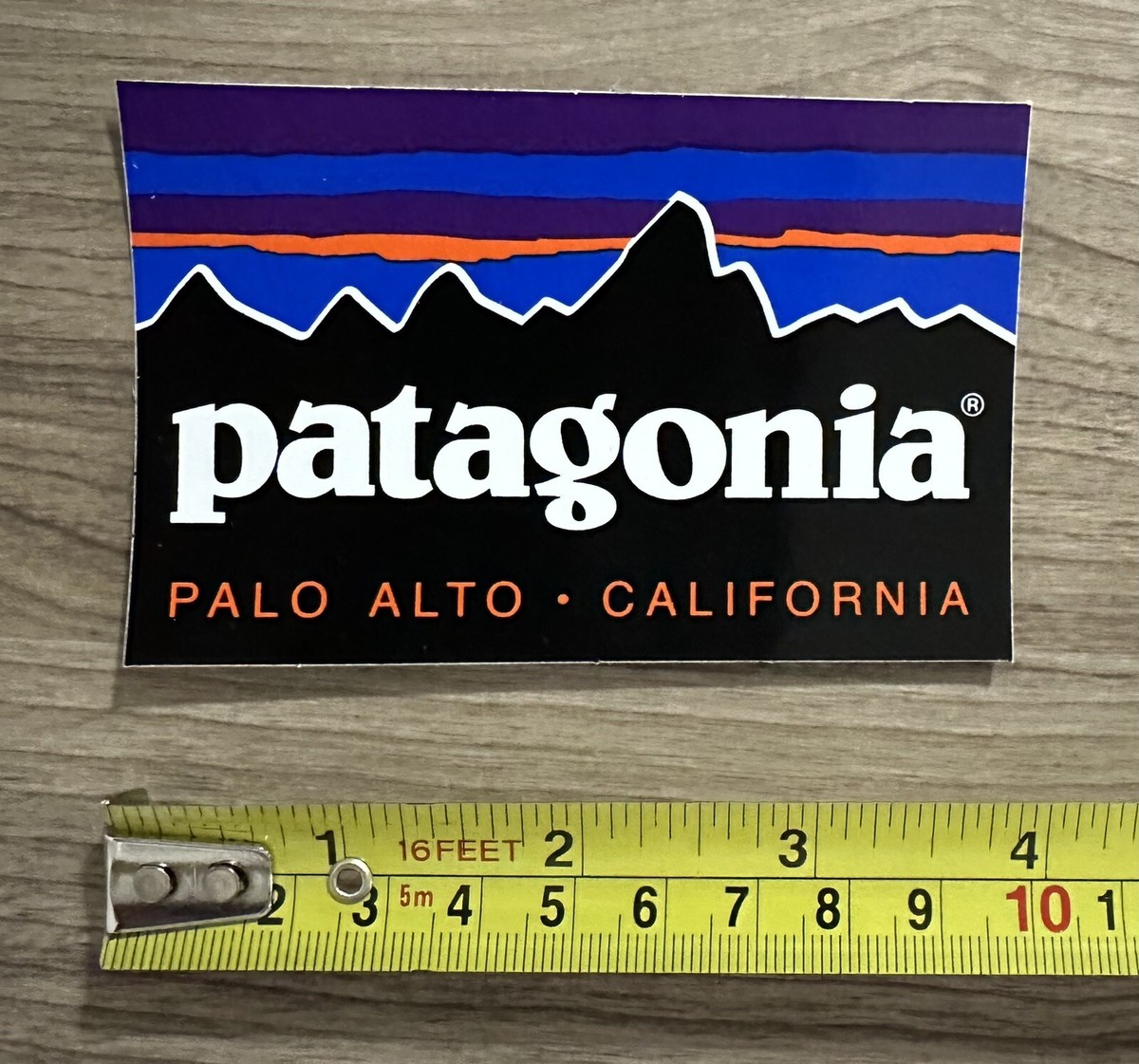 Patagonia Palo Alto California CA Sticker Exclusive Fitz Roy Decal