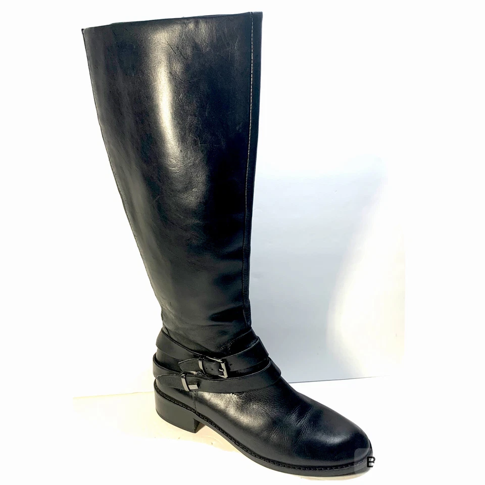 Botas de montar Neiman Marcus negras hasta la rodilla talla: 36 EU, 5,5 US Foto 3 de 4