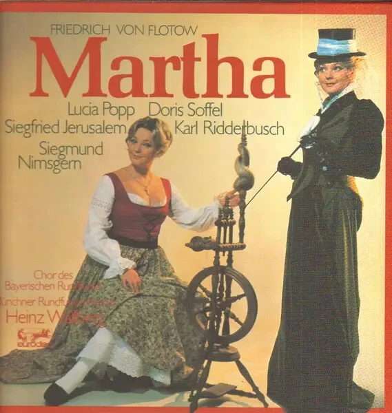 LP-BOX Friedrich von Flotow Martha HARDCOVER BOX + BOOKLET / QUADRAPHONIC