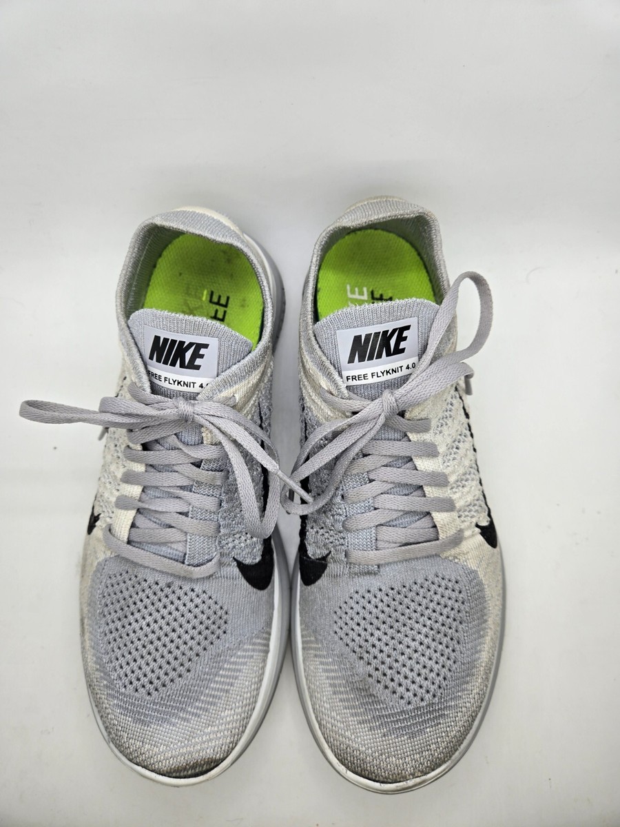 Size Nike Free Flyknit White Platinum for sale online