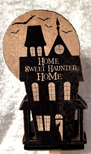 Home Sweet Haunted Home 8"X4.6"- New s - Zdjęcie 1 z 2