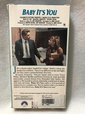 ジーコ VHS BABY IT'S YOU ROSANNA ARQUETTE, VINCENT SPANO VHS 1989