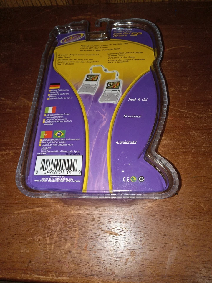 VtG 2003 Intec Multi-Player Linkz Cable for Game Boy Advance GBA SP NEW!  - Image 3 of 3