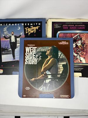 Lot Of 10 RCA VideoDisc West Side Story My Fair Lady Fiddler On The Roof